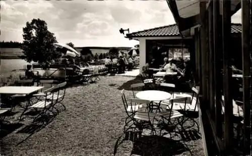 Ak Unterbränd Bräunlingen im Schwarzwald Baden, Gasthof-Pension Sternen, Terrasse