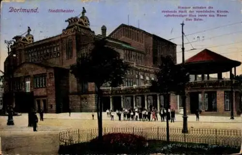 Ak Dortmund im Ruhrgebiet, Stadttheater