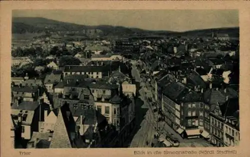 Ak Trier an der Mosel, Simeonstraße, nördlicher Stadtteil