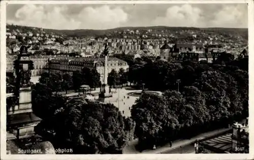 Ak Stuttgart in Württemberg, Schlossplatz