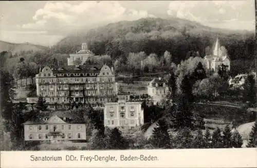 Ak Baden Baden am Schwarzwald, Sanatorium, DDr. Frey-Dengler