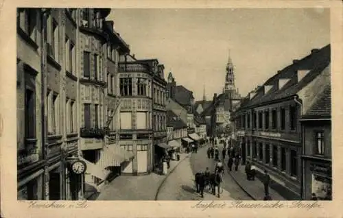 Ak Zwickau in Sachsen,, Äußere Plauen'sche Straße