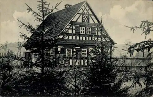 Ak Rudolstadt in Thüringen, Blick auf Bauernhaus, Marie Richter Stiftung