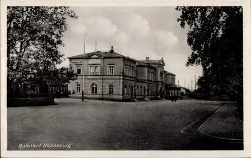 Ak Ronneburg in Thüringen, Bahnhof