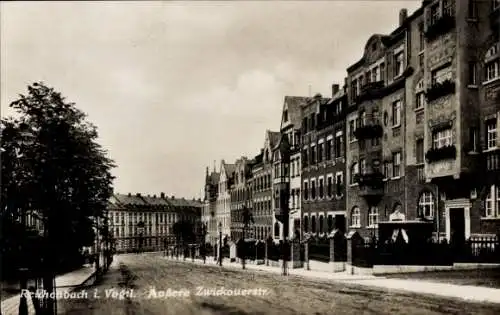 Ak Reichenbach im Vogtland, Äußere Zwickauerstraße