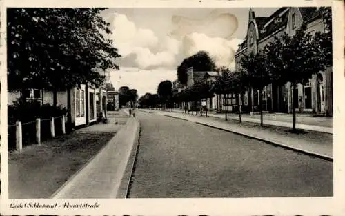 Ak Leck in Nordfriesland, Hauptstraße