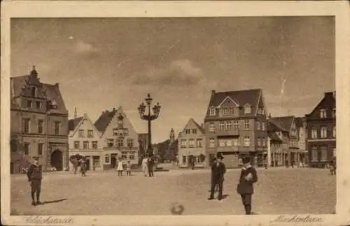 Ak Glückstadt an der Elbe, Marktplatz