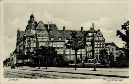 Ak Hansestadt Bremen, Realgymnasium