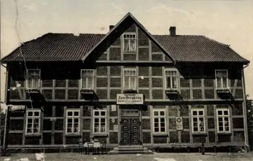 Ak Bienenbüttel in der Lüneburger Heide, Gasthaus Zum Bergkrug