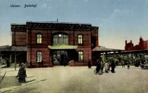 Ak Uelzen in Niedersachsen, Bahnhof