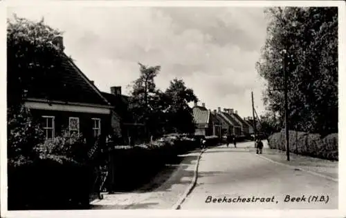 Ak Beek Nordbrabant Niederlande, Beekschestraat