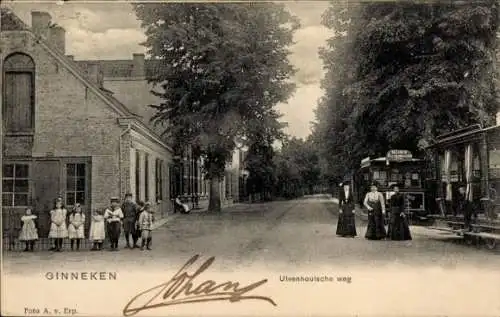 Ak Ginneken in Bavel Nordbrabant, Ulvenhoutscheweg