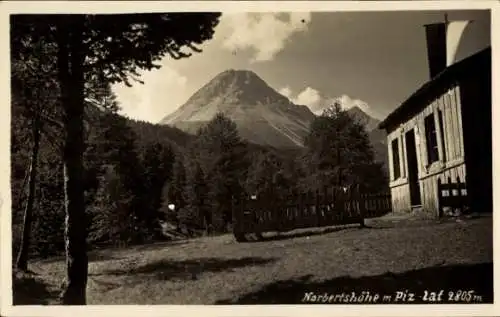 Foto Ak Nauders in Tirol, Norbertshöhe mit Piz