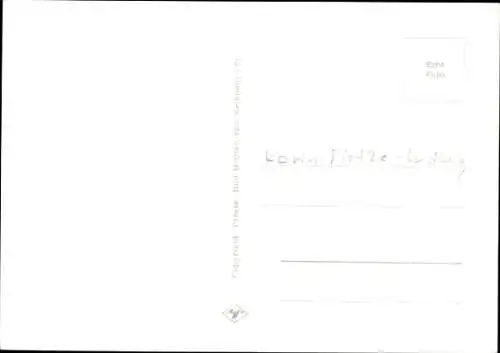 Ak Moderatorin Karin Tietze Ludwig, Portrait, Autogramm