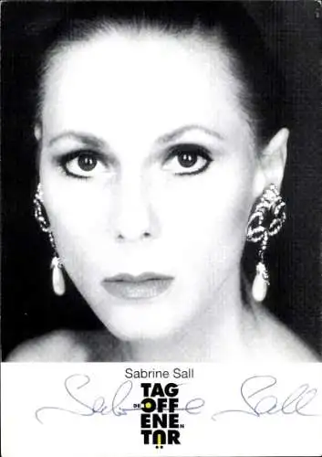 Ak Schauspielerin Sabrine Sall, Portrait, Jedermann, Autogramm