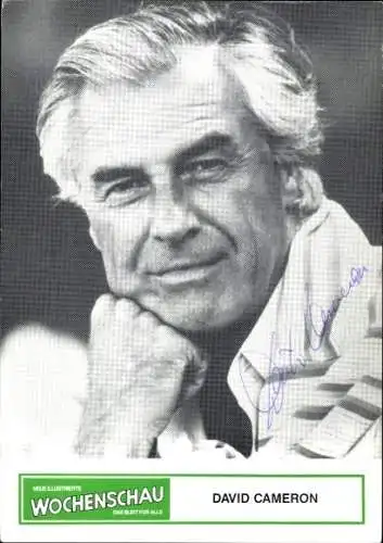 Ak Schauspieler David Cameron, Portrait, Autogramm