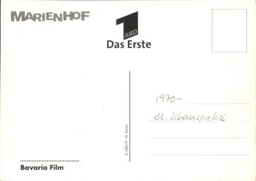 Ak Schauspielerin Leonore Capell, Portrait, Marienhof, Autogramm