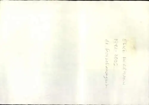 Ak Moderatorin Elke Herrmann, Portrait, Autogramm