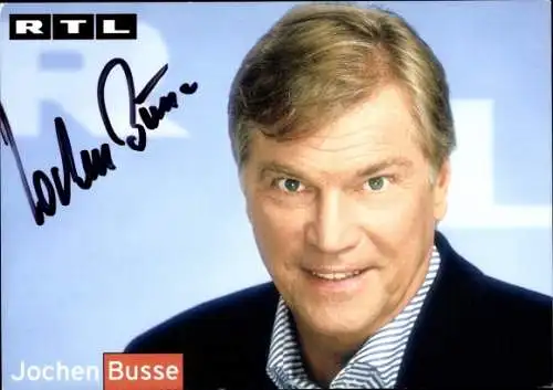 Ak Schauspieler Jochen Busse, Portrait, Autogramm