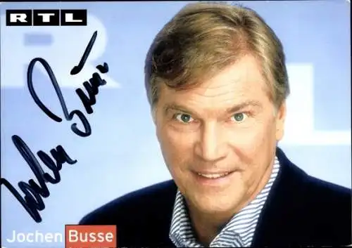 Ak Schauspieler Jochen Busse, Portrait, Autogramm
