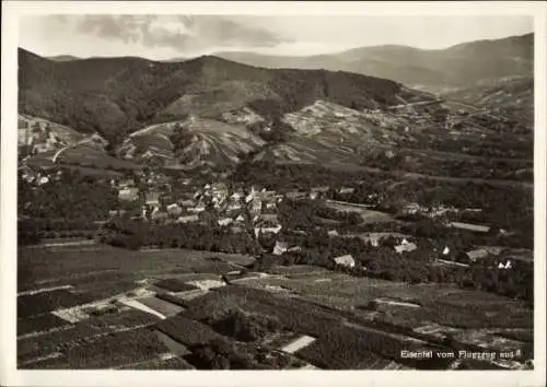 Ak Eisental Bühl in Baden Schwarzwald, Fliegeraufnahme