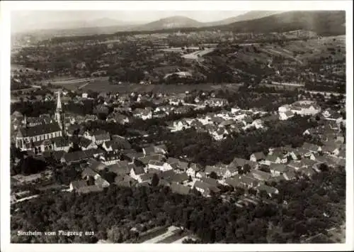 Ak Sinzheim in Baden, Fliegeraufnahme