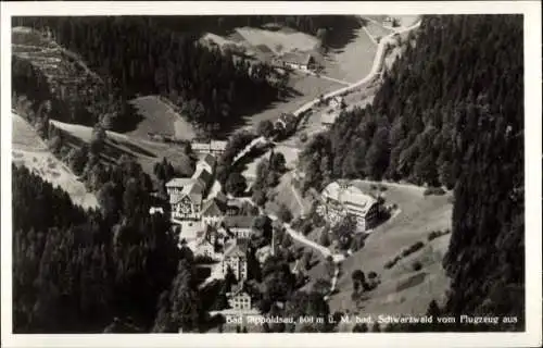 Ak Bad Rippoldsau Schapbach im Schwarzwald, Fliegeraufnahme