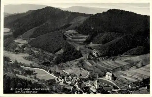 Ak Nordrach im Schwarzwald Baden, Fliegeraufnahme