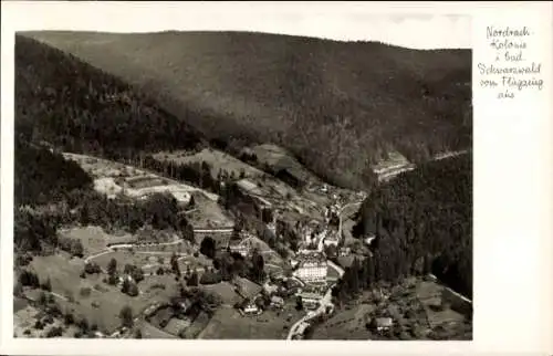 Ak Nordrach im Schwarzwald Baden, Fliegeraufnahme