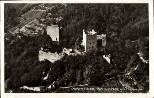 Ak Oberkirch im Renchtal Baden, Fliegeraufnahme