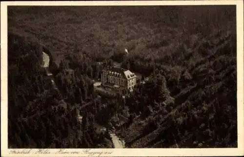 Ak Bühl in Baden Schwarzwald, Friedrich-Hilda-Heim, Fliegeraufnahme