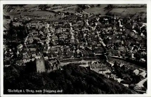 Ak Waldkirch im Breisgau Schwarzwald, Fliegeraufnahme