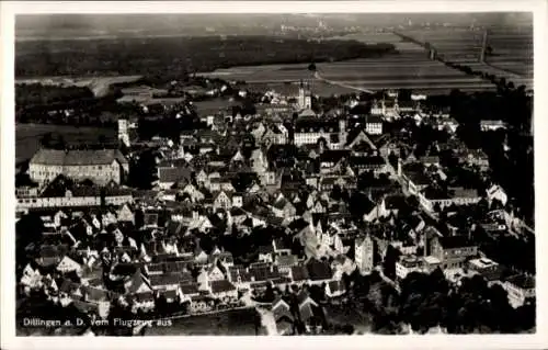 Ak Dillingen an der Donau, Fliegeraufnahme