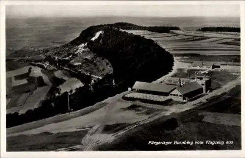 Ak Schwäbisch Gmünd in Württemberg, Fliegerlager Hornberg, Fliegeraufnahme