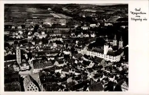 Ak Bad Mergentheim in Tauberfranken, Fliegeraufnahme