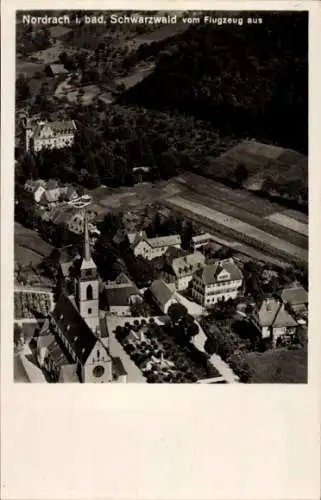 Ak Nordrach im Schwarzwald Baden, Fliegeraufnahme