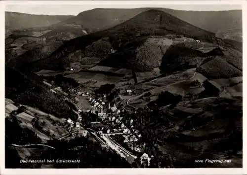 Ak Bad Peterstal Griesbach im Schwarzwald Baden, Fliegeraufnahme