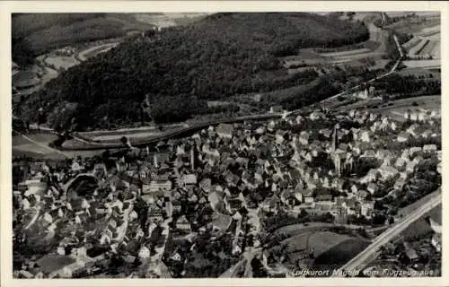 Ak Nagold im Schwarzwald, Fliegeraufnahme