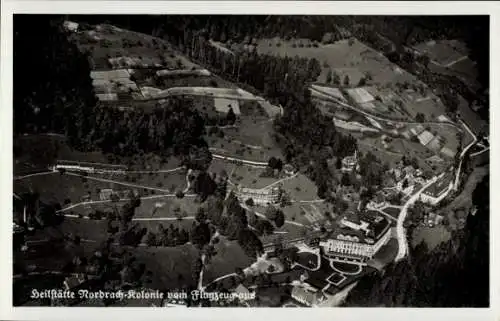 Ak Nordrach im Schwarzwald Baden, Fliegeraufnahme, Heilstätte Nordrach Kolonie