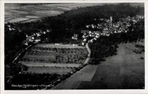 Ak Neckartailfingen in Württemberg, Fliegeraufnahme