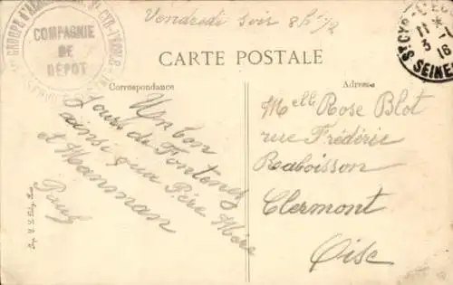 Ak Sapeur-Aerostiers, Start eines Militärballons