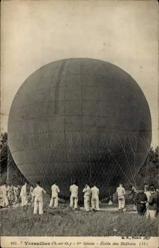 Ak Versailles-Yvelines, Ecole des Ballons, 1er Genie