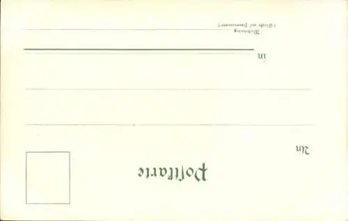 Litho Paris Frankreich, Zwei elegante Damen, Eiffelturm