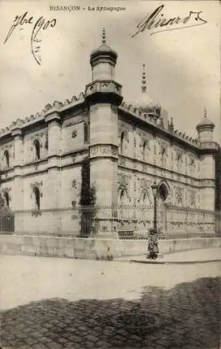 Judaika Ak Besançon Doubs, Synagoge