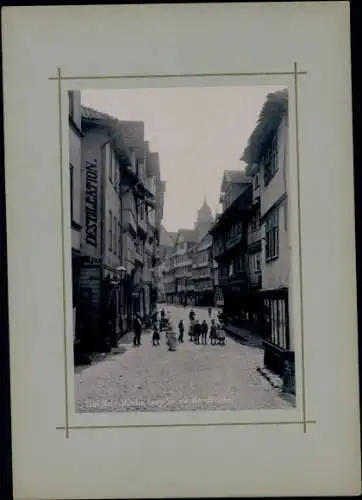 Foto Hann. Münden in Niedersachsen, Lange Straße, Werrabrücke, Destillation