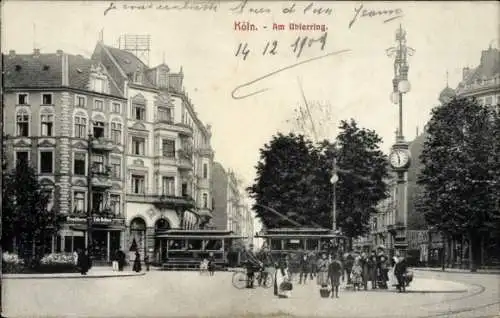 Ak Köln am Rhein, Ubierring, Straßenbahn