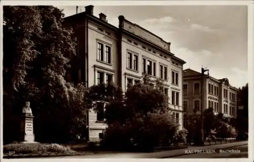 Ak Kaufbeuren an der Wertach in Schwaben, Realschule