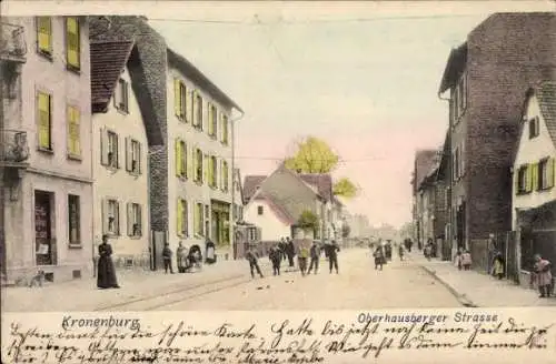 Ak Cronenbourg Kronenburg Strasbourg Straßburg Elsass Bas Rhin, Oberhausberger Straße