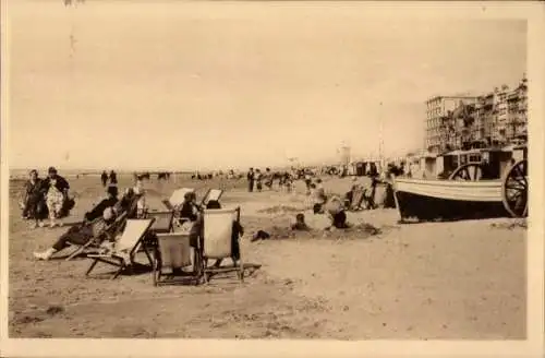 Ak Middelkerke Westflandern, Strand