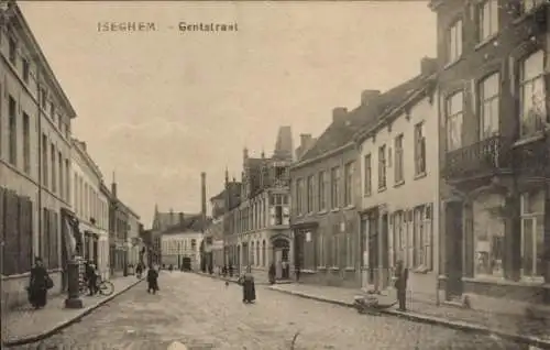 Ak Izegem Iseghem Westflandern, Rue de Gand